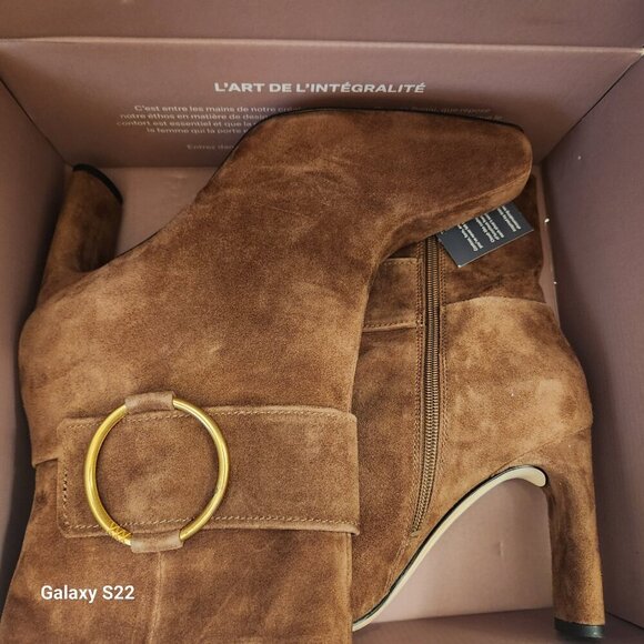 Sarto by Franco Sarto "Flexa" Elia O-Ring Suede Leather Booties. NIB. Size 11 - Picture 9 of 13